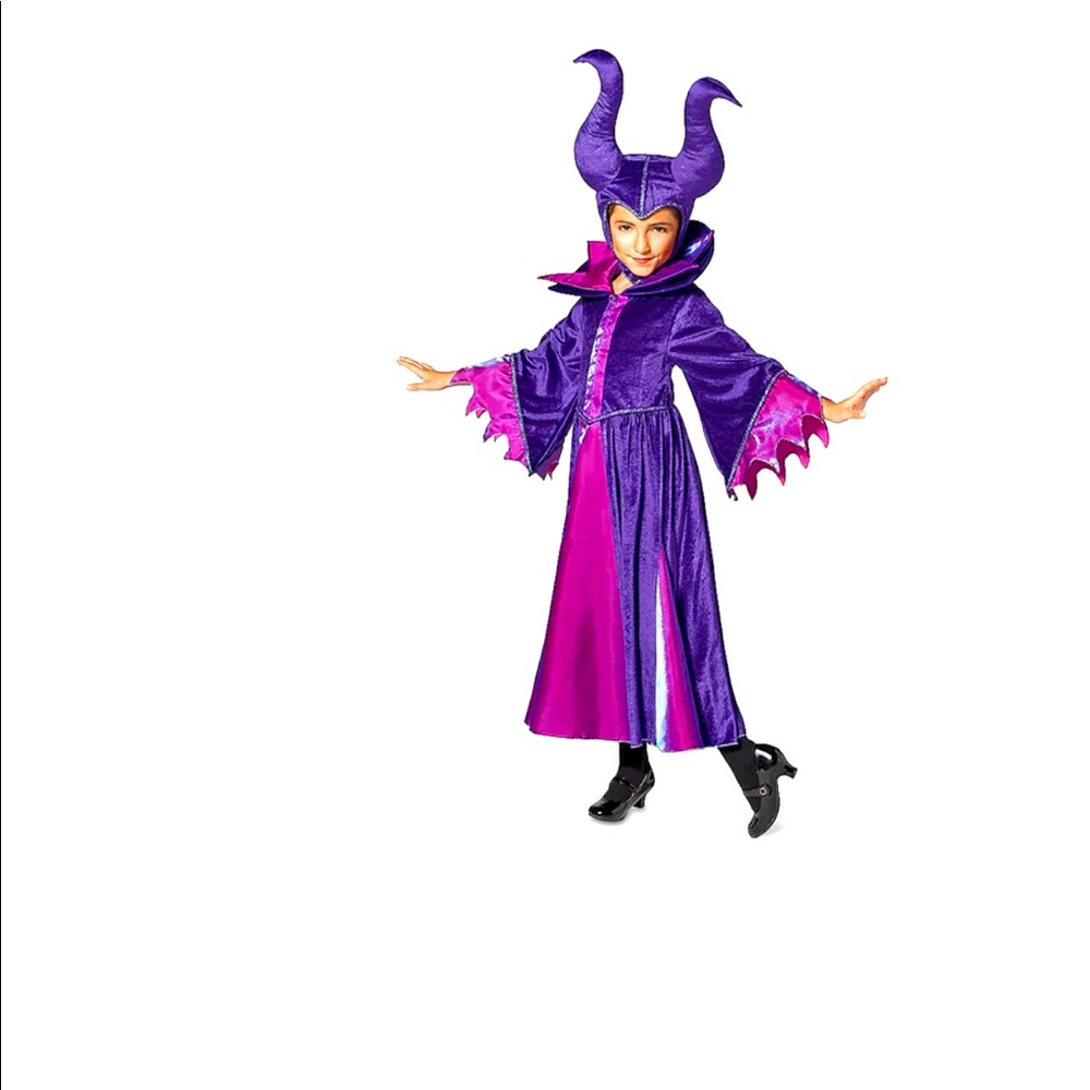 NWT Disney Maleficent Halloween Costume Girls 7/8